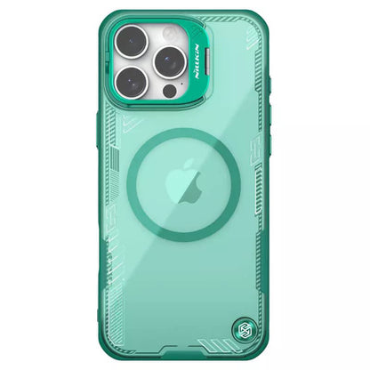 Husa MagSafe pentru Apple iPhone 16 Pro, Nillkin, Iceblade Prop (with Camera Cutout), Verde