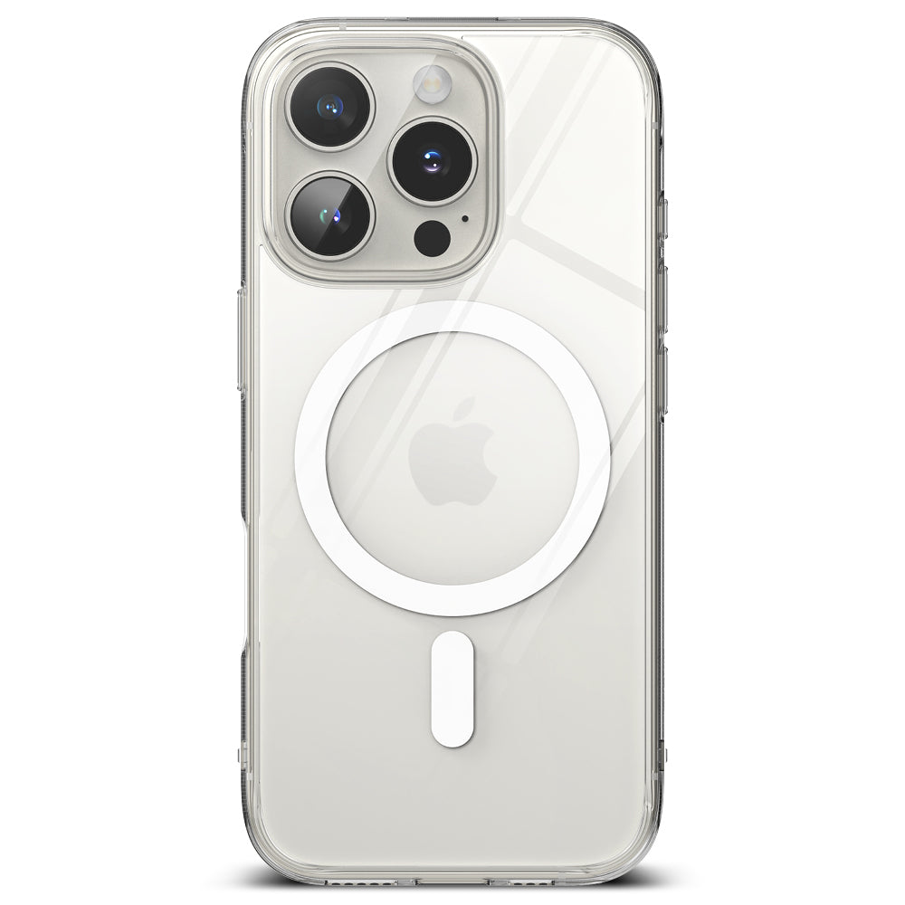 Husa MagSafe pentru Apple iPhone 16 Pro, Ringke, Fusion, Transparenta
