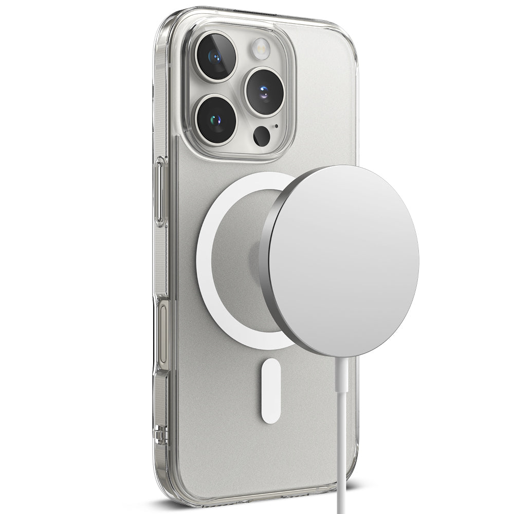 Husa MagSafe pentru Apple iPhone 16 Pro, Ringke, Fusion, Transparenta Mata