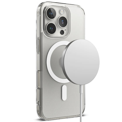 Husa MagSafe pentru Apple iPhone 16 Pro, Ringke, Fusion, Transparenta Mata