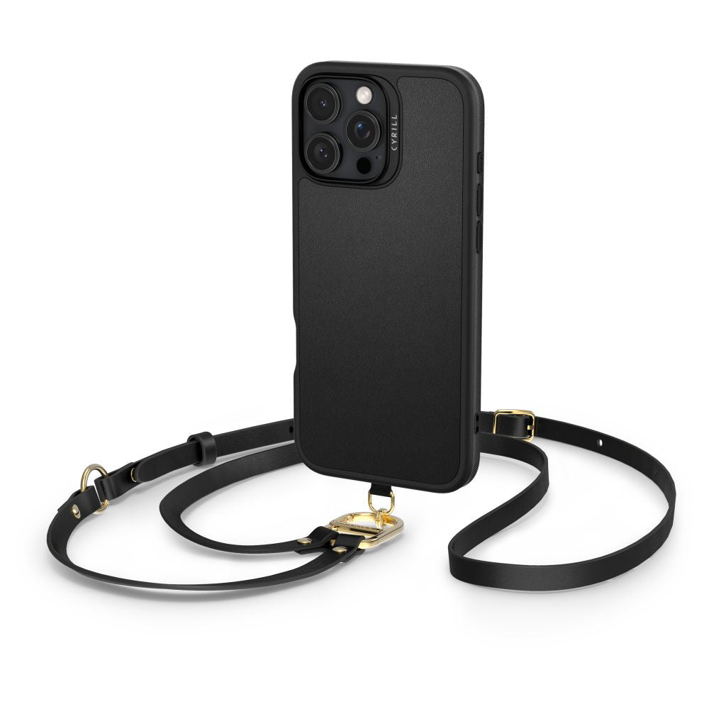 Husa MagSafe pentru Apple iPhone 16 Pro, Spigen, Cyrill Kajuk Classic Charm, Neagra