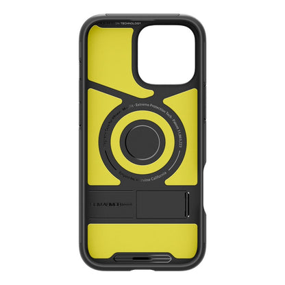 Husa MagSafe pentru Apple iPhone 16 Pro, Spigen, Slim Armor, Neagra ACS08164