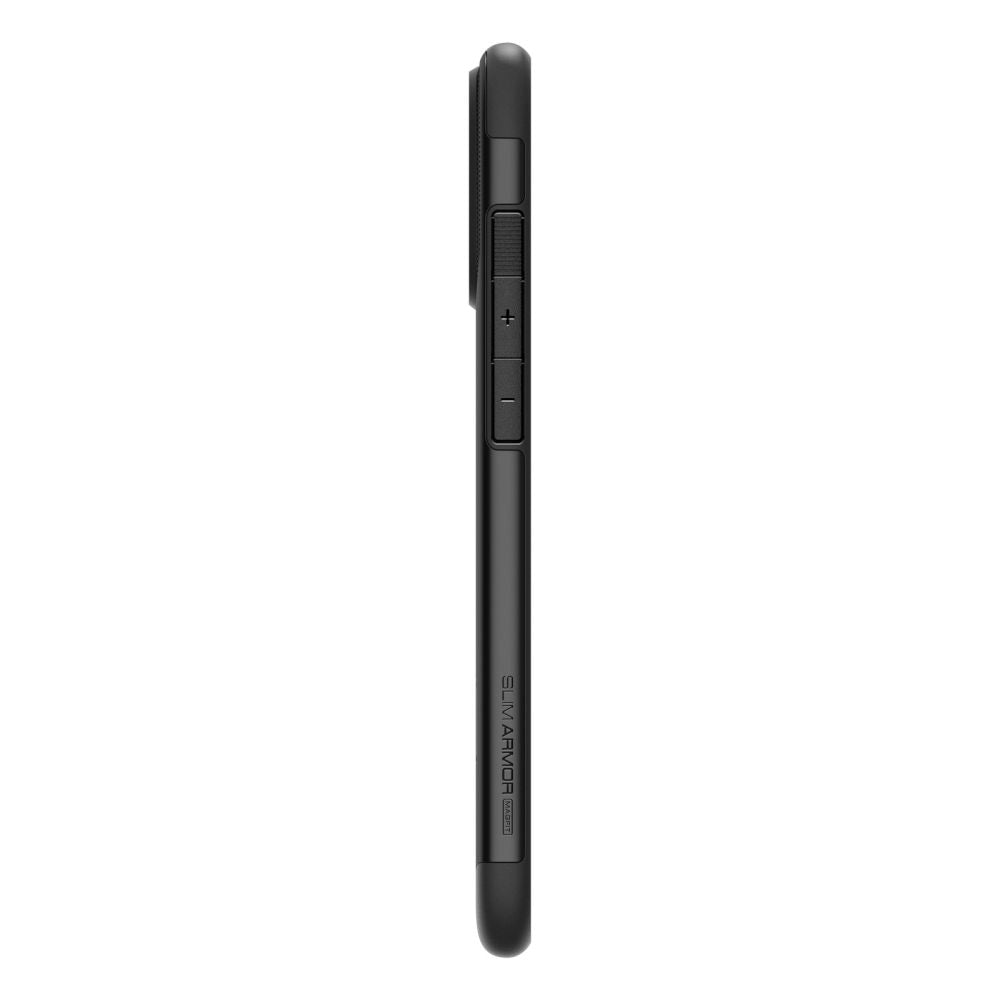 Husa MagSafe pentru Apple iPhone 16 Pro, Spigen, Slim Armor, Neagra ACS08164