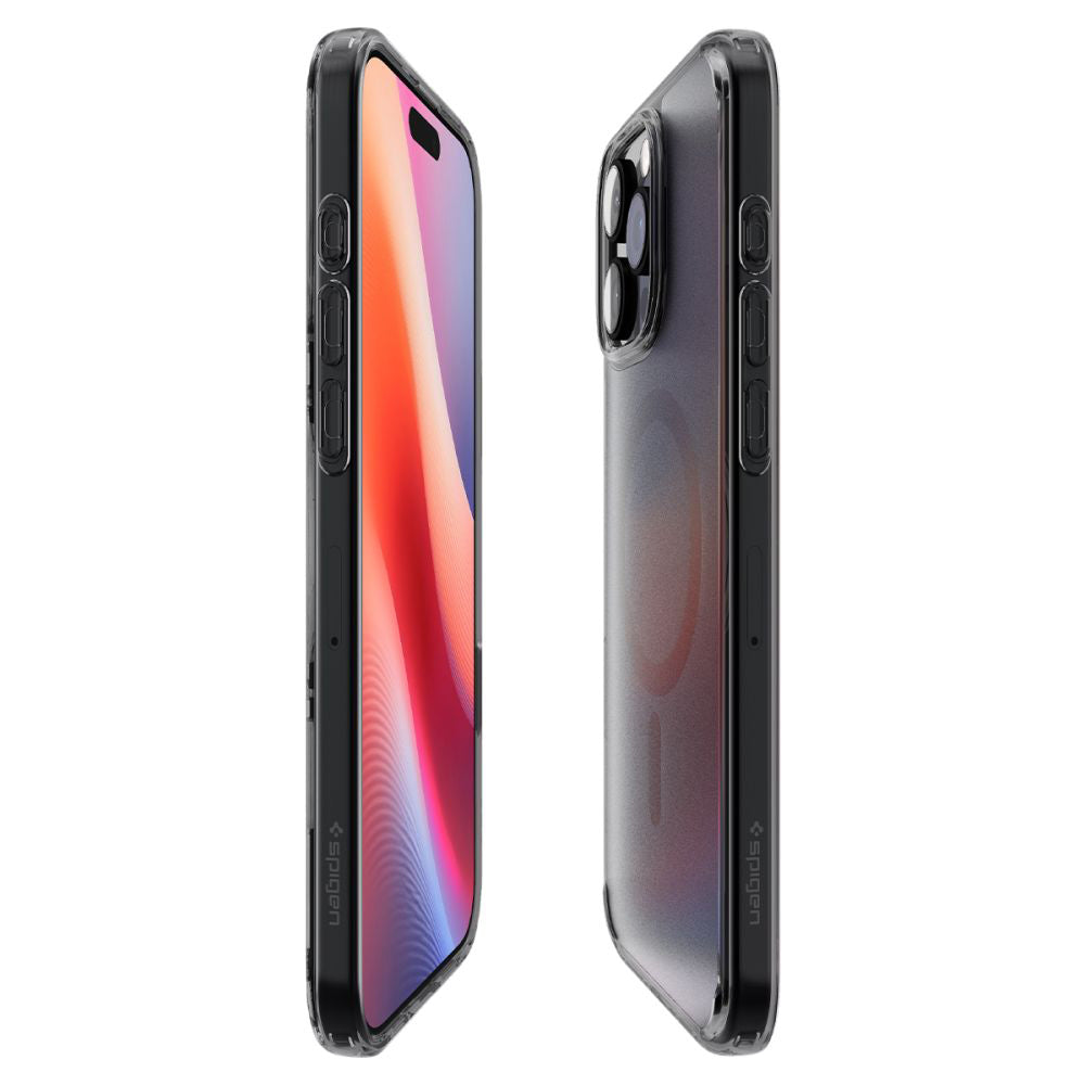 Husa MagSafe pentru Apple iPhone 16 Pro, Spigen, Ultra Hybrid T, Neagra Satinata ACS08514