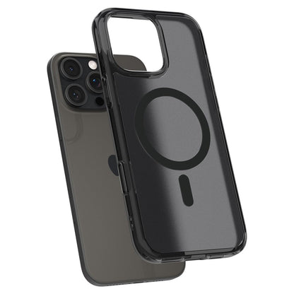 Husa MagSafe pentru Apple iPhone 16 Pro, Spigen, Ultra Hybrid T, Neagra Satinata ACS08514
