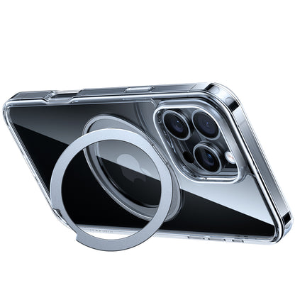 Husa MagSafe pentru Apple iPhone 16 Pro, Torras, Ostand Pro, Transparenta