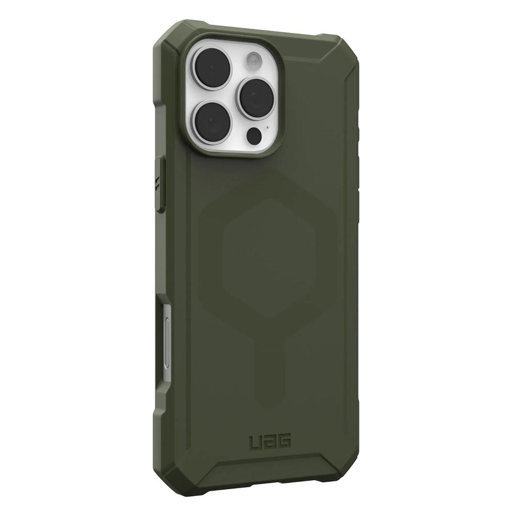 Husa MagSafe pentru Apple iPhone 16 Pro, Urban Armor Gear, Essential Armor, Verde