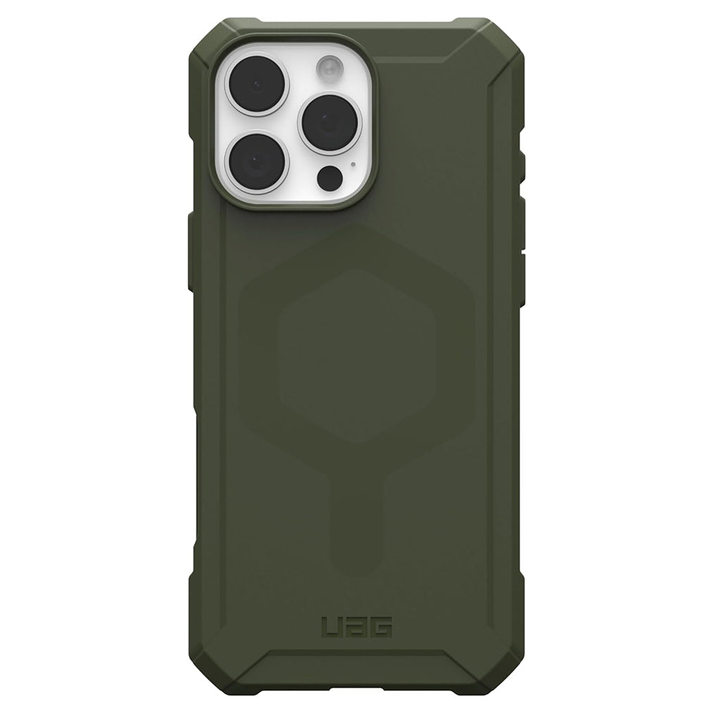 Husa MagSafe pentru Apple iPhone 16 Pro, Urban Armor Gear, Essential Armor, Verde