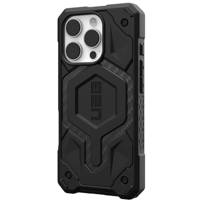 Husa MagSafe pentru Apple iPhone 16 Pro, Urban Armor Gear, Monarch Pro Carbon, Neagra