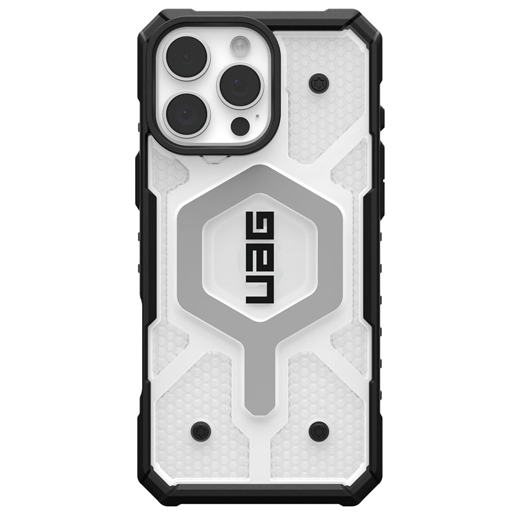 Husa MagSafe pentru Apple iPhone 16 Pro, Urban Armor Gear, Pathfinder Clear, Transparenta