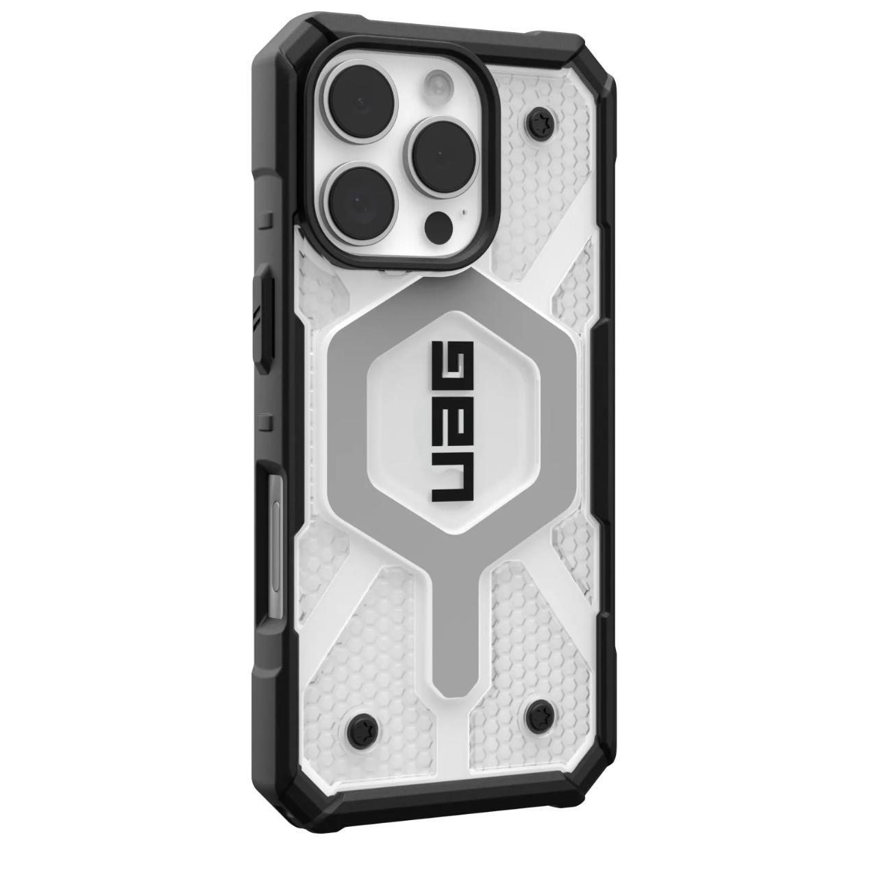 Husa MagSafe pentru Apple iPhone 16 Pro, Urban Armor Gear, Pathfinder Clear, Transparenta