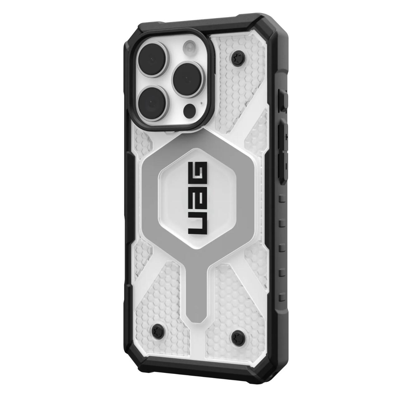Husa MagSafe pentru Apple iPhone 16 Pro, Urban Armor Gear, Pathfinder Clear, Transparenta