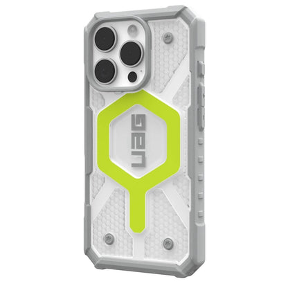 Husa MagSafe pentru Apple iPhone 16 Pro, Urban Armor Gear, Pathfinder Clear, Verde