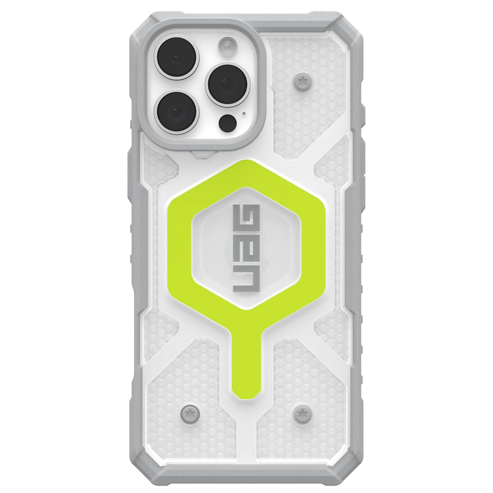 Husa MagSafe pentru Apple iPhone 16 Pro, Urban Armor Gear, Pathfinder Clear, Verde