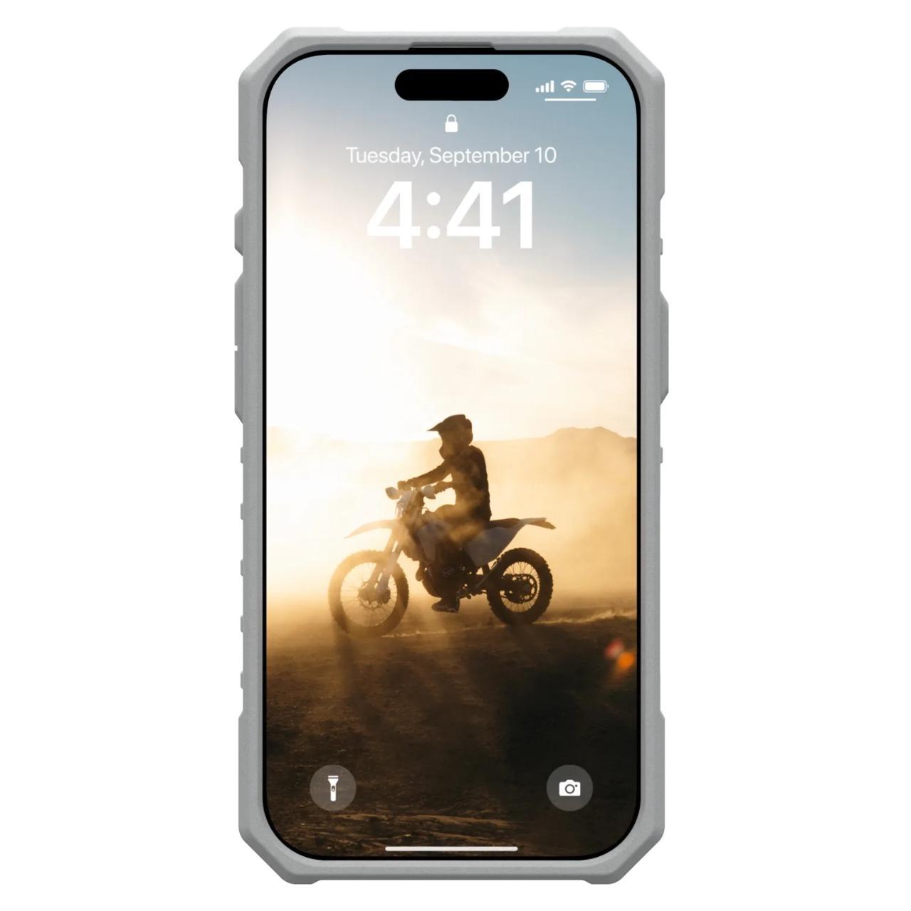 Husa MagSafe pentru Apple iPhone 16 Pro, Urban Armor Gear, Pathfinder Clear, Verde