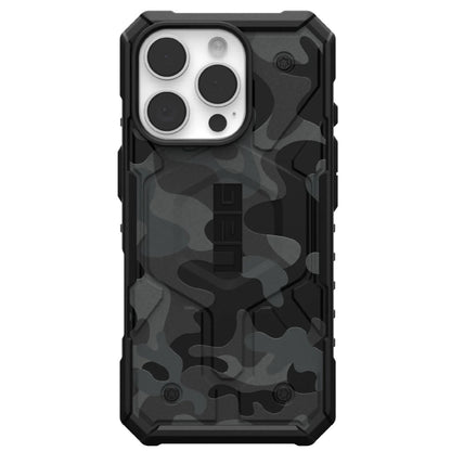 Husa MagSafe pentru Apple iPhone 16 Pro, Urban Armor Gear, Pathfinder SE Midnight Camo, Camuflaj