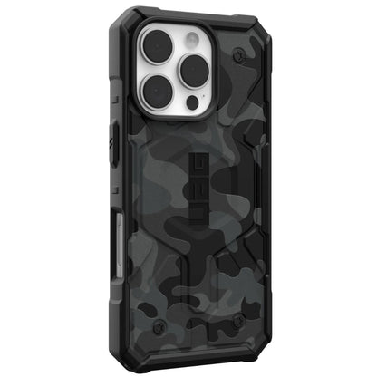 Husa MagSafe pentru Apple iPhone 16 Pro, Urban Armor Gear, Pathfinder SE Midnight Camo, Camuflaj