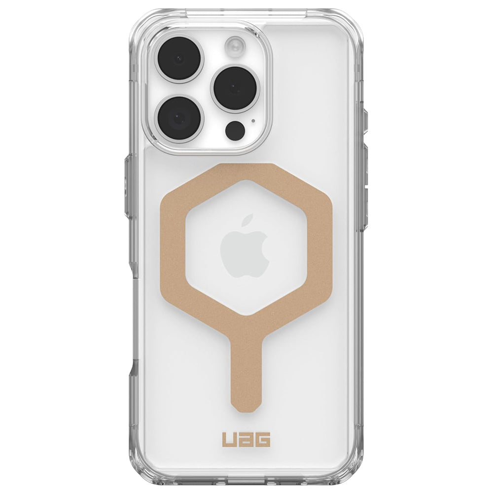 Husa MagSafe pentru Apple iPhone 16 Pro, Urban Armor Gear, Plyo, Aurie