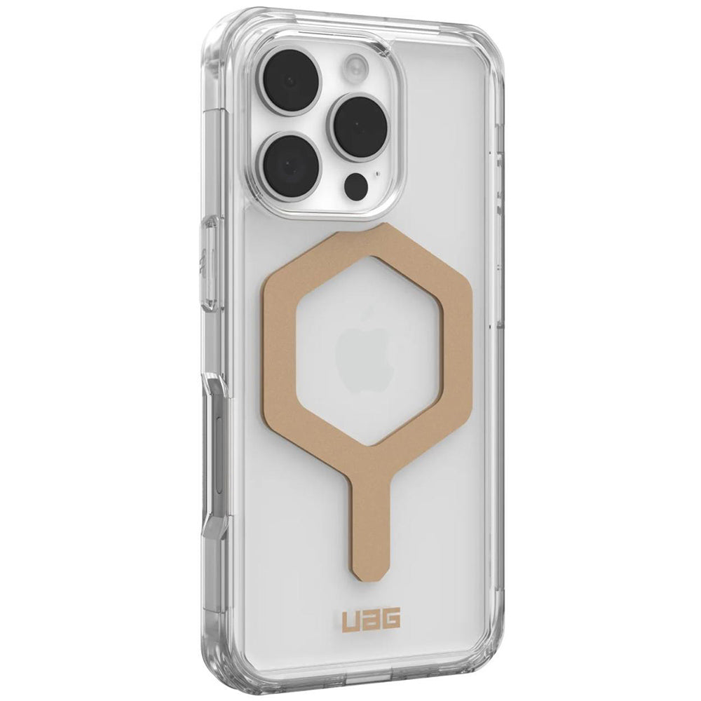 Husa MagSafe pentru Apple iPhone 16 Pro, Urban Armor Gear, Plyo, Aurie