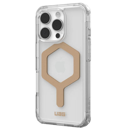Husa MagSafe pentru Apple iPhone 16 Pro, Urban Armor Gear, Plyo, Aurie