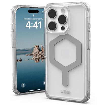 Husa MagSafe pentru Apple iPhone 16 Pro, Urban Armor Gear, Plyo, Transparenta