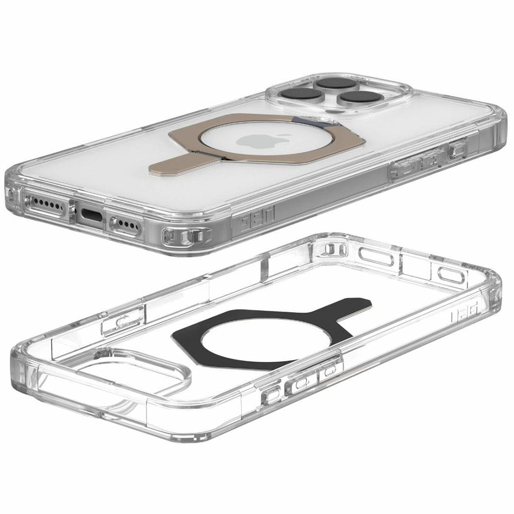 Husa MagSafe pentru Apple iPhone 16 Pro, Urban Armor Gear, Plyo XTE, Bronz Transparenta