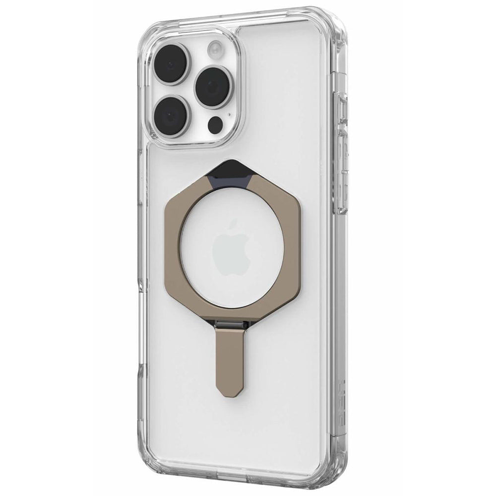 Husa MagSafe pentru Apple iPhone 16 Pro, Urban Armor Gear, Plyo XTE, Bronz Transparenta