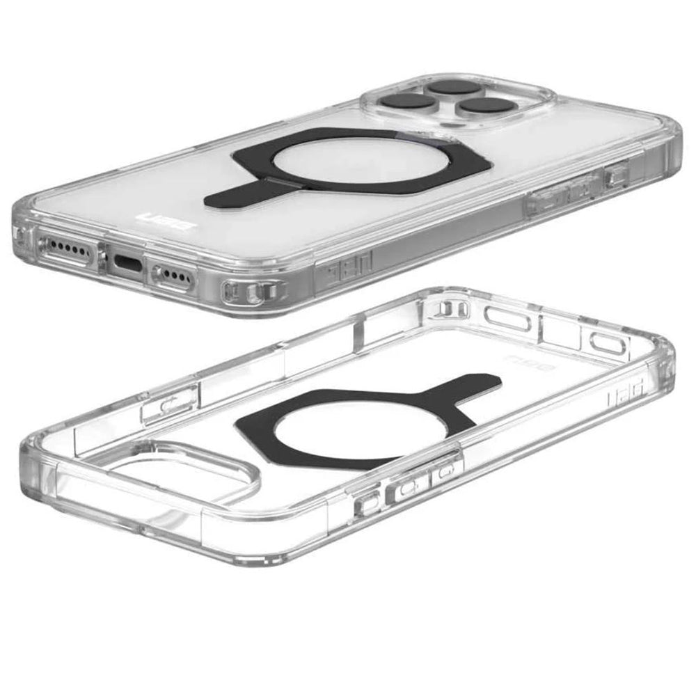 Husa MagSafe pentru Apple iPhone 16 Pro, Urban Armor Gear, Plyo XTE, Neagra Transparenta