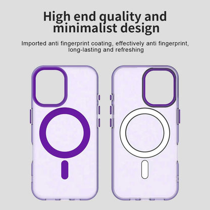 Husa MagSafe pentru Apple iPhone 16, Techsuit, CandyCase, Mov