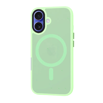 Husa MagSafe pentru Apple iPhone 16, Techsuit, HaloFrost, Verde Deschis