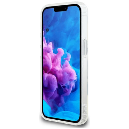 Husa MagSafe pentru Apple iPhone 16e, Karl Lagerfeld, IML Karl's Head, Alba