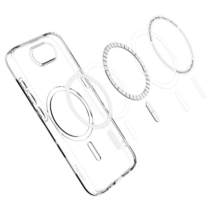 Husa MagSafe pentru Apple iPhone 17e / 16e, Spigen, Liquid Crystal, Transparenta ACS09150