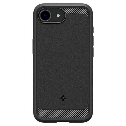 Husa MagSafe pentru Apple iPhone 17e / 16e, Spigen, Rugged Armor, Neagra Mata