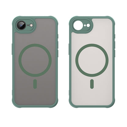 Husa MagSafe pentru Apple iPhone 17e / 16e, Techsuit, HaloFrost II, Verde