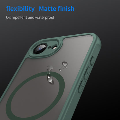 Husa MagSafe pentru Apple iPhone 17e / 16e, Techsuit, HaloFrost II, Verde