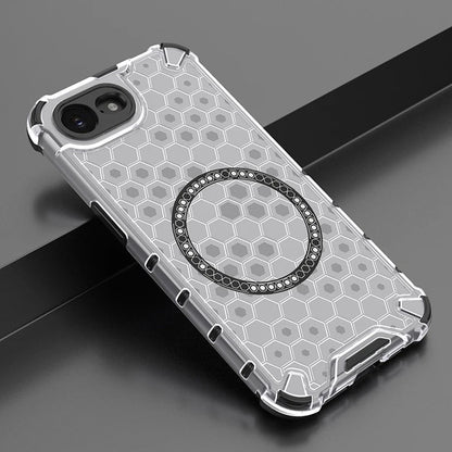 Husa MagSafe pentru Apple iPhone 17e / 16e, Techsuit, HoneyComb Shield, Neagra