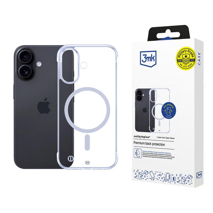 Husa MagSafe pentru Apple iPhone 17, 3MK, Just20g, Transparenta