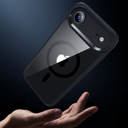 Husa MagSafe pentru Apple iPhone 17 Air, ESR, Classic Hybrid, Neagra Transparenta