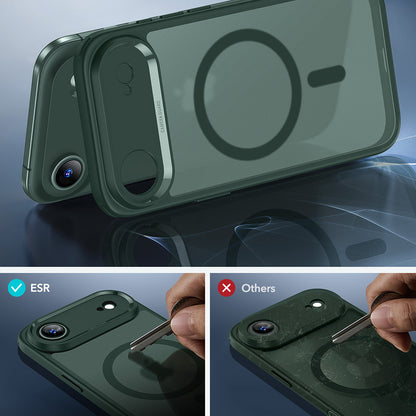 Husa MagSafe pentru Apple iPhone 17 Air, ESR, Classic Hybrid, Verde Satinata