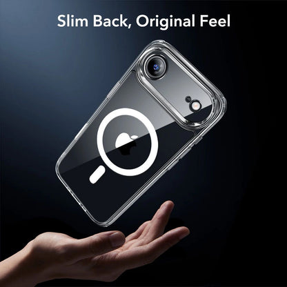 Husa MagSafe pentru Apple iPhone 17 Air, ESR, Classic Hybrid with Screen Protector, Transparenta