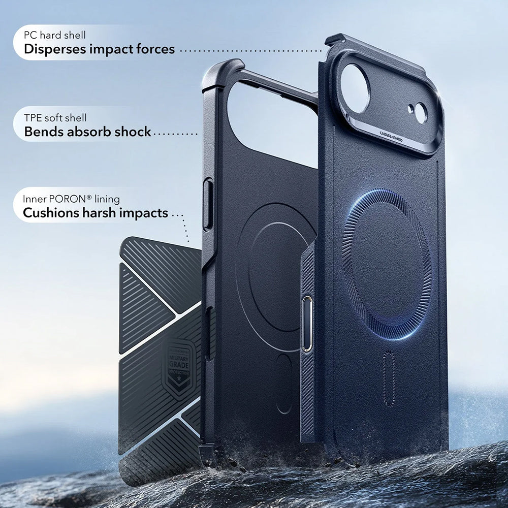 Husa MagSafe pentru Apple iPhone 17 Air, ESR, Cyber, Albastra