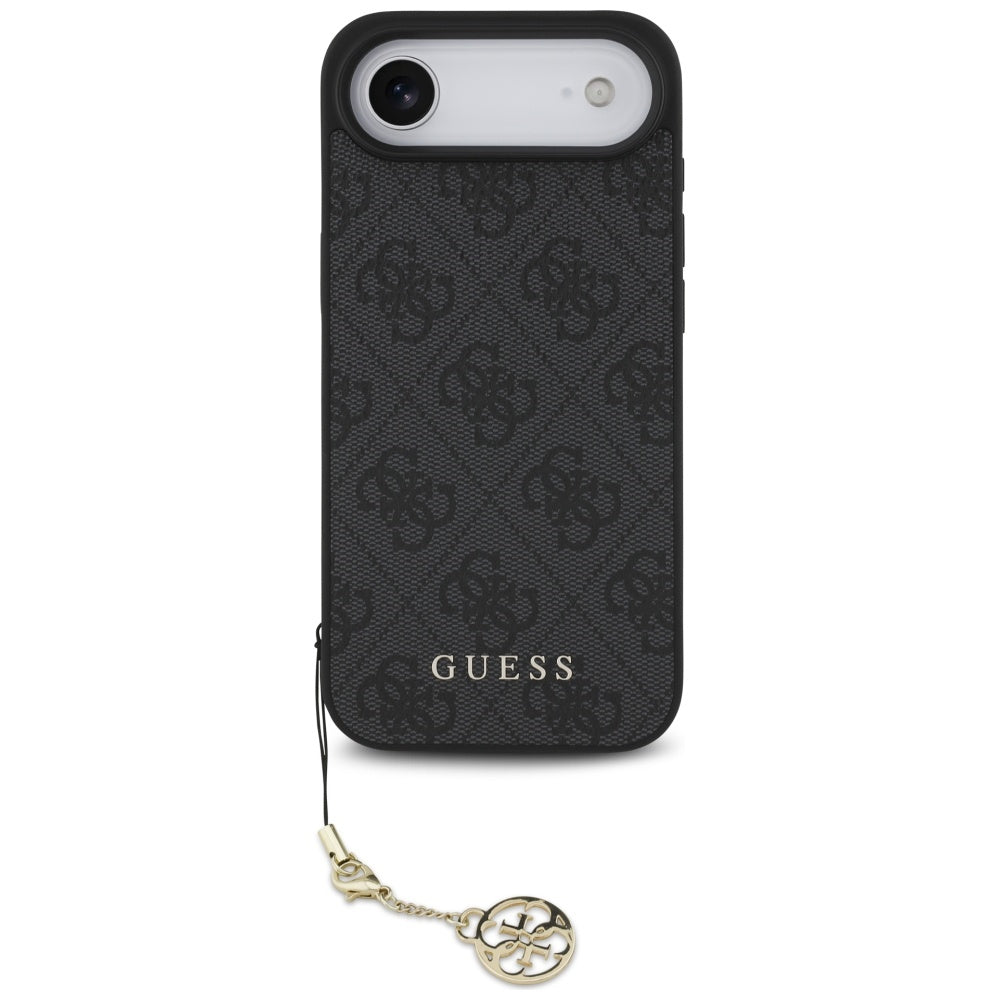 Husa MagSafe pentru Apple iPhone 17 Air, Guess, 4G Charm Cradle, Neagra