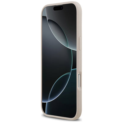 Husa MagSafe pentru Apple iPhone 17 Air, Guess, 4G Circle Classic Logo, Roz