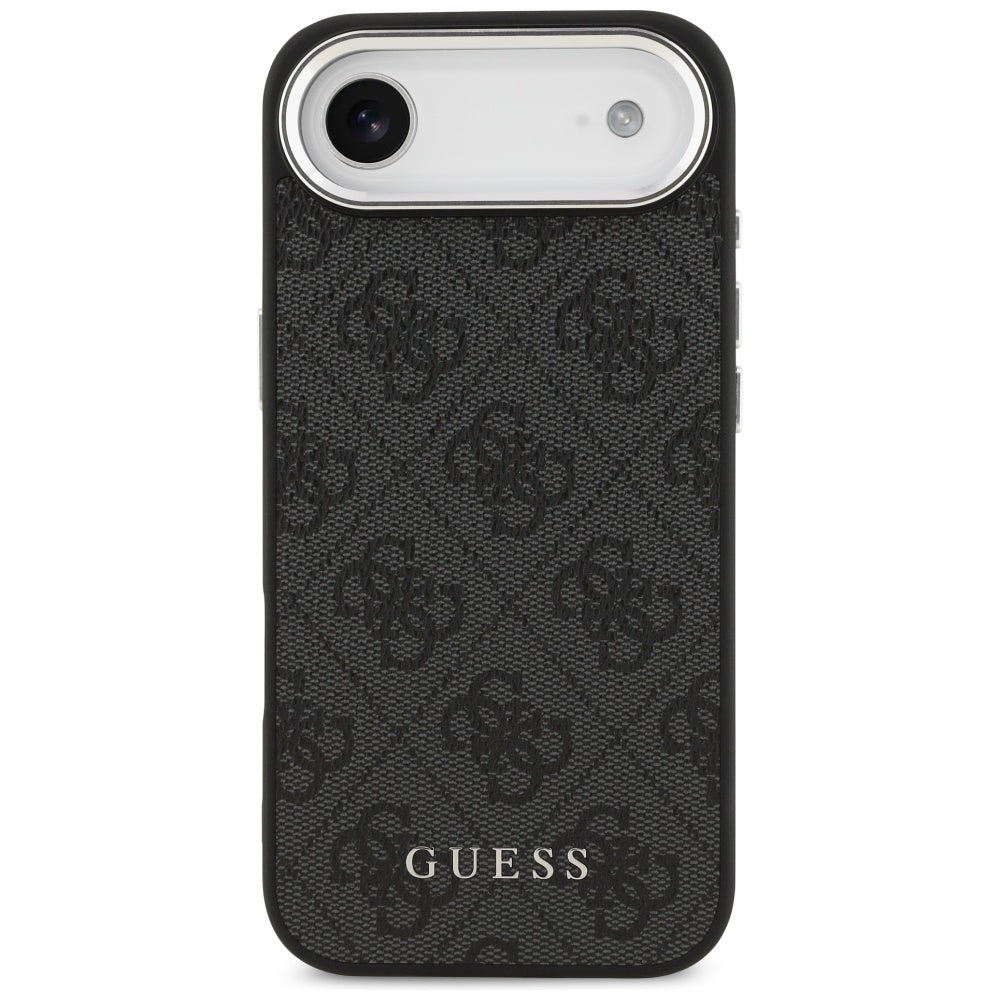 Husa MagSafe pentru Apple iPhone 17 Air, Guess, 4G Classic Logo, Neagra
