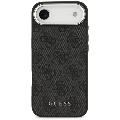 Husa MagSafe pentru Apple iPhone 17 Air, Guess, 4G Classic Logo, Neagra