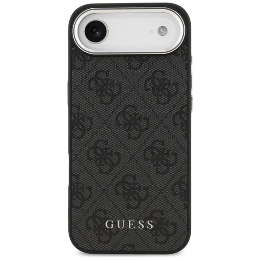 Husa MagSafe pentru Apple iPhone 17 Air, Guess, 4G Classic Logo, Neagra
