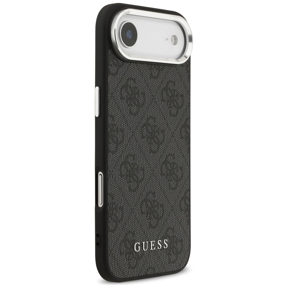 Husa MagSafe pentru Apple iPhone 17 Air, Guess, 4G Classic Logo, Neagra