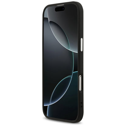 Husa MagSafe pentru Apple iPhone 17 Air, Guess, 4G Classic Logo, Neagra