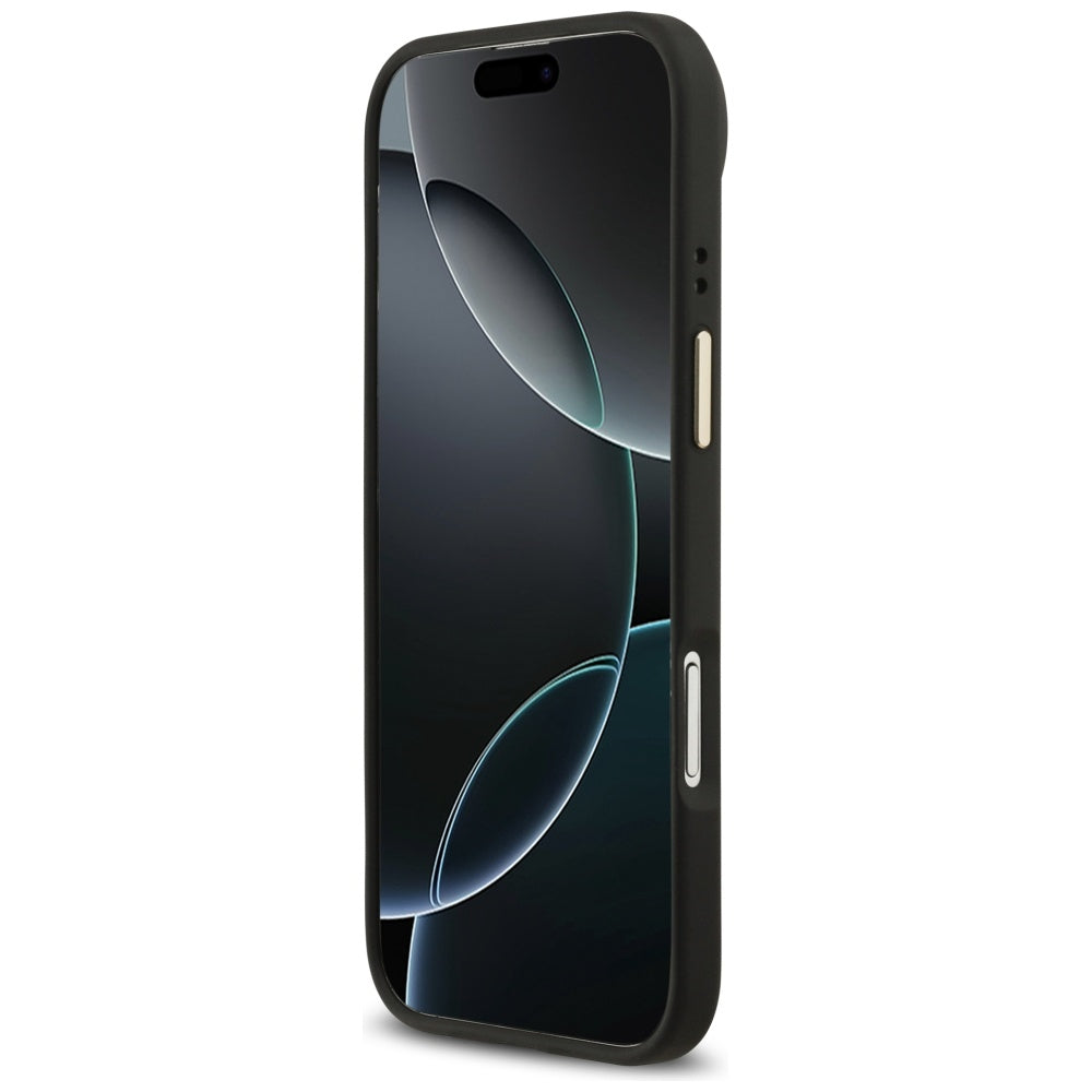 Husa MagSafe pentru Apple iPhone 17 Air, Guess, 4G Classic, Neagra