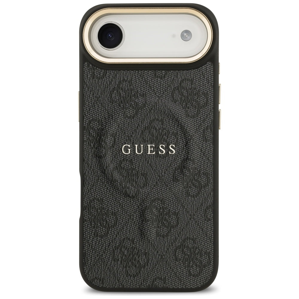 Husa MagSafe pentru Apple iPhone 17 Air, Guess, 4G Classic, Neagra
